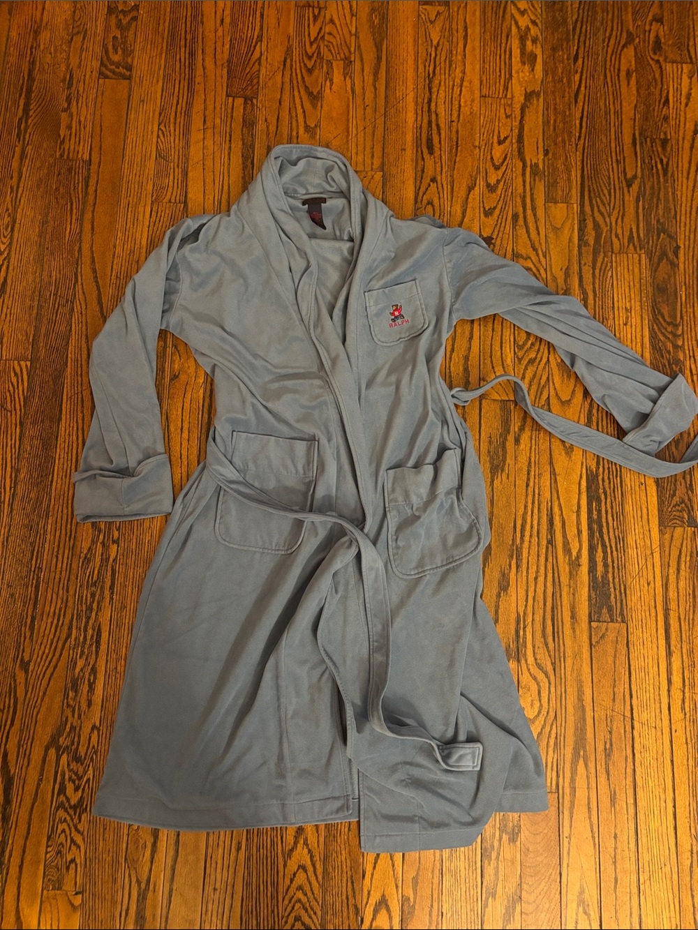 Ralph Lauren Teddy Bear Stitched Robe